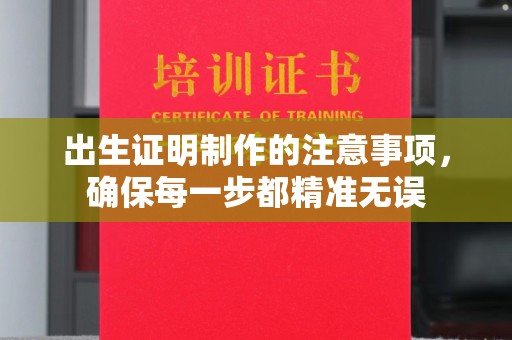 山阳出生证明制作的注意事项，确保每一步都精准无误