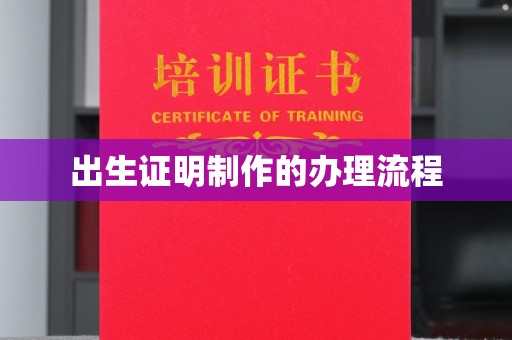 山阳出生证明制作的办理流程