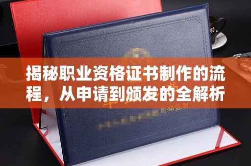 山阳揭秘职业资格证书制作的流程，从申请到颁发的全解析