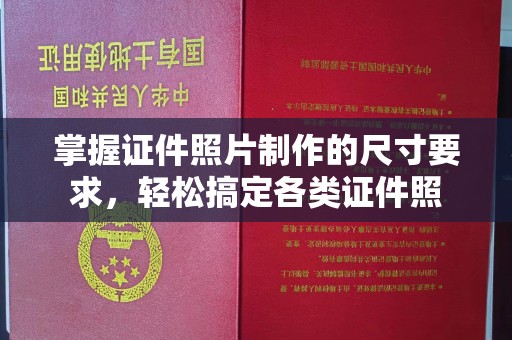 山阳掌握证件照片制作的尺寸要求，轻松搞定各类证件照