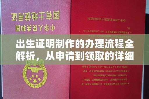 山阳出生证明制作的办理流程全解析，从申请到领取的详细指南